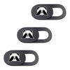 Webcam Cover, Laptop Camera Cover Slide for Desktop, Pc, Tablet, Phone, Fits Most ipad, iPhone, MacBook pro, Mac Air, Surface Pro - Ultra Thin 0.7mm Computer Camera Cover - Cute Panda Covers (3 Pack)
