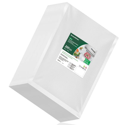 Bonsenkitchen Vacuum Food Sealer Bags 200 Quart 8
