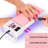 NailPosh 2 in 1 UV Nail Lamp and Arm Rest for Nails
