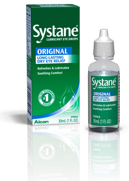 Systane Long Lasting Lubricant Eye Drops, 1 Fl. Oz (Pack of 1)