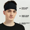 Pilamor Sports Headbands for Men (5 Pack),Moisture Wicking Workout Headband, Sweatband Headbands for Running,Cycling,Football, Yoga,Hairband for Women and Men(Gray, Green, White, Blue, Black)