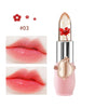 3 Pcs/Set Flower Jelly Lipstick Set Temperature Change Moisturizer Long Lasting Nutritious Balm Magic Color Change Lip Gloss (3Pcs Flower Jelly Lipstick A)