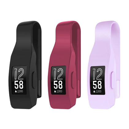 EEweca 3-Pack Clip for Fitbit Inspire or Inspire HR Holder Accessory, Black + Sangria + Lilac (not for Inspire 2)