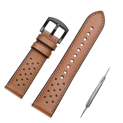 Nixiamy Genuine Leather Watch Band Vintage Leather Quick Release Replacement Watch Strap,Crazy Horse/Oil Leather for Men Women Choice of Width 20mm 22mm
