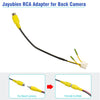 JAYUBIEN 10Pin RCA Wiring Harness Connector for Android Car Stereo Radio Backup Camera RCA Video Input Adapter Replacement Cable