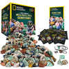 NATIONAL GEOGRAPHIC Rock Tumbler Refill Kit - 3 lbs. of Rough Gemstones and Rocks for Tumbling Including Amethyst and Quartz - Rock Tumbler Supplies Include Rock Tumbler Grit and Jewelry Accessories