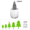 Sattiyrch Plastic Christmas Tree Storage Bag 6 ft,Extra Large Disposal Tree Storage Tote (6ft)