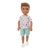Barbie Chelsea Doll, Small Boy Doll with Brown Hair & Blue Eyes Wearing Gummy Bear T-shirt, Shorts & Shoes