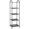 MAX Houser Storage Rack with Shelf,Industrial Style Extendable Plant Stand, Standing Shelf Units for Kitchen, Bathroom, Office,Living Room, Balcony, Kitchen (Charcoal Gray, 5 Tier)