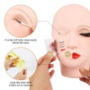 LASHVIEW Lash Mannequin Head, Practice Training Head,for Make Up and Lash Extention,Cosmetology Doll Face Head,Soft-Touch Rubber Practice Head,Easy to Clean by Skincare Essential Oil.