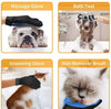 DuDu Bear 2024 Upgrade Pet Grooming Gloves Gentle Shedding Dog Washing Gloves Efficient Pets Hair Remove Cat Gloves for Grooming Dog Bathing Gloves-1 Pair