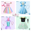 Meland Princess Dress up - Dress up Clothes for Toddler Girl - Princess Costume Toy Gift Girl 3-8 Year for Birthday Christmas