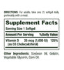Nature's BountyVitamin D3 1000 100 mg, 120 Softgels (Pack of 3)