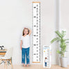 MIBOTE Baby Growth Chart Handing Ruler Wall Decor for Kids, Canvas Removable Growth Height Chart 79