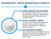 BioEmblem Triple Magnesium Complex | 300mg of Magnesium Glycinate, Malate, & Citrate for Muscles, Nerves, & Energy | High Absorption | Vegan, Non-GMO | 90 Capsules