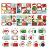 Christmas Stickers?Christmas Gift Tags?Self Adhesive Name Tags Christmas Wrapping Paper Stickers with 128 Designs Write On Then Peel & Presents