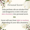 Zoha | Amber Bloom Perfume Oil, Alcohol-Free Amber Perfume for Women and Men | Vegan, Hypoallergenic, Travel Size, Unisex Fragrance Oil Roll On Perfume | 5 ml/0.17 Oz