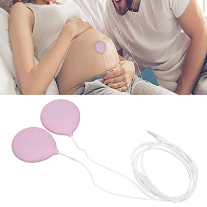 Pregnancy Headphones, Baby Bump Headphones Professional Portable Music Play Prenatal Belly Speaker for Pregnant Woman to Play Music to Baby Inside The Womb