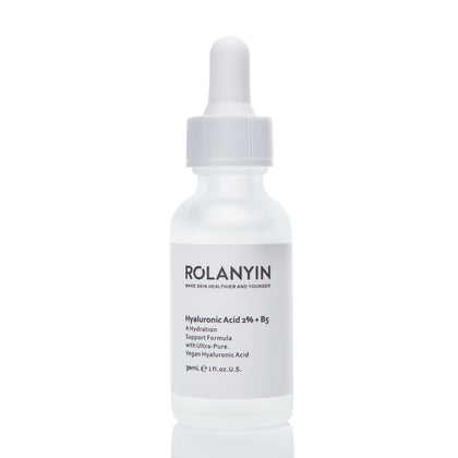 ROLANYIN Hyaluronic Acid 2% + B5 30ml Hydration Support Formula with Ultra-Pure Vegan Hyaluronic Acid and Vitamin B5