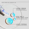 COSMEDIX Under Eye Serum for Dark Circles & Puffiness, Opti Crystal - Lifting & Firming Liquid Serum for Fine Lines & Wrinkles - Brightening, Moisturizing, & Hydrating Anti Aging Eye Puffy Bags Serum