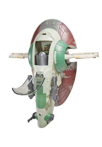 STAR WARS Mission Fleet Starship Skirmish, 2.5 Inch Boba Fett Action Figure and Starship Vehicle, Toys for 4 Year Old Boys and Girls and Up
