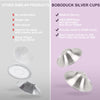 Boboduck Nipple Shields for Nursing Newborn - Large Size 999 Silver Nursing Cups Soothe Nursing Nipple, BreastfeedingEssentials Nipple Cover, Nipple Guards Protector for Breastfeeding