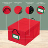 HOLDN STORAGE Christmas Ornament Storage Container Box with Dividers - Stores up to 72-3