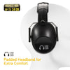 Pro For Sho 34dB Shooting Ear Protection - Special Designed Ear Muffs Lighter Weight & Maximum Hearing Protection - Standard Size, Black