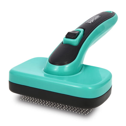 Self cleaning Slicker Brush, shedding and grooming tool for pets, remove loose hair, Fur, Undercoat, Mats, Tangled Hair, knots for large medium small sensitive long or short hair dogs, cats, rabbit