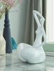 NENBOLEC Yoga Sculpture Statue Woman Lady Figurine Modern Home Decor Table Centerpiece Crafts Polyresin Arts 10.2 inch