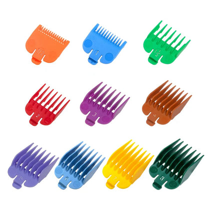 Clipper Guards Set Fits for Most Wahl Clippers and Babyliss FX870, Color Coded Clipper Guides Replacement - 1/16