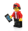 LEGO Hidden Side Minifigure - Jack Davids (Red Jacket, Backwards Cap and Dual Faces) with Ghost Smartphone 70437