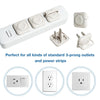 45-Pack Outlet Covers Baby Proofing Socket Protectors with Improved Double Structure Design&Handle, Safety Plug Covers for Electrical Outlets to Prevent Toddlers Child Pets from Electrical Hazard