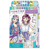 Make It Real: Fashion Design Sketchbook: Digital Dream - Includes 110 Stickers & Stencils, Draw Sketch & Create, Fashion Coloring Book, Tweens & Girls, Kids Ages 6+