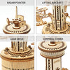 ROKR 3D Wooden Puzzle Mechanical Music Box,DIY Aircraft Model Kits to Build,Best Toy Gift for Kids/Teens/Adults on Birthday,Decoration for Room