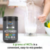 Garden of Life Dr. Formulated Keto Organic MCT Powder - 30 Servings, 6g MCTs from Coconuts Plus Prebiotic Fiber & Probiotics, Certified Organic, Non-GMO, Vegan, Gluten Free, Ketogenic & Paleo