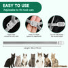 4 Pack Flea Collar for Cats, Cat Flea and Tick Treatment, 8 Months Protection Flea and Tick Prevention for Cats, Waterproof Cat Flea Collar, Adjustable Cat Flea and Tick Collar for Cats Kittens, Grey