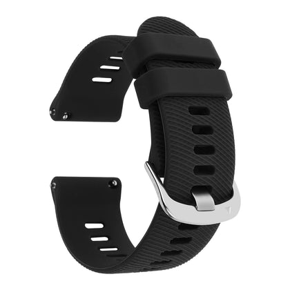 TIESOME Quick Release Silicone Watch Bands Replacement Rubber Watch Straps 18mm 20mm 22mm Smartwatches Bands for Men and Women Waterproof Sport Watchbands with 3 Colors (22mm, Black)