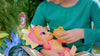 Baby Alive Dino Cuties Doll, Triceratops, Doll Accessories, Drinks, Wets, Triceratops Dinosaur Toy for Kids Ages 3 Years and Up, Blonde Hair