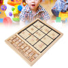 Sudoku Puzzle Cube, Children Wooden Number Puzzle Toy Table Board Game Kid Intelligence Logical Development Educational Toy for Kids Adult