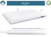 Bluewave Bedding Ultra Slim Gel Memory Foam Pillow for Stomach and Back Sleepers - Thin, Flat Design for Cervical Neck Alignment and Deeper Sleep (2.75-Inches Height, Standard Size)