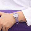 Armitron Sport Women's 45/7012PRSV Purple and Silver-Tone Digital Watch