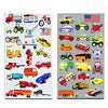 Cars and Trucks Stickers Party Supplies Pack Toddler - Over 160 Stickers for Toddler Boys and Girls (Cars, Fire Trucks, Construction, Buses & More!)
