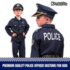 Kangaroo Deluxe Police Costume For Kids I Police Accessories Play Set I 12 Pcs Role Play Cop Costume & Dressup Accessories Include Police Hat, Shirt, Pants, Belt, Holster, and Whistle