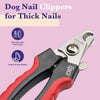 Epica Professional Dog Nail Clipper, Dog Nail Clippers for Large Dog, Easy and Safe Dog Grooming Clippers, Cat Claw Trimmer with Safety Guard (Large)