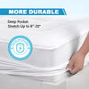 Queen Mattress Pad Cover Cooling Mattress Topper Pillow Top with Down Alternative Fill (8-21 Fitted Deep Pocket Queen Size)