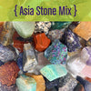 WireJewelry Asia Rock Tumbler Refill Kit - 1.5 Lbs. of Asia Stone Mix and 1 Batch of 4 Step Abrasive Grit and Polish