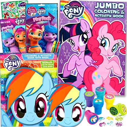 Coloring Book My Little Pony with Stickers and Activity Play Set (BD01)