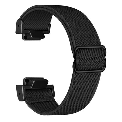 Abanen Elastic Nylon Watch Bands for Casio G-SHOCK DW-5600/8900, Stretchy Strap with with Lightweight Plastic Connector for Casio GA-100/GW-B5600/GB-5600 /GW-6900 (Black)