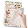 Printed Party Baby Shower Kit, Double-Sided Woodland Theme, 5 Games and Activities (50 Guests)